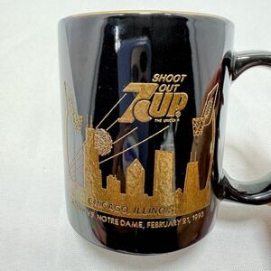 Vintage Rare 93' DePaul Notre Dame‎ 7 Up Shoot Out Coach's Coffee Mug Chicago